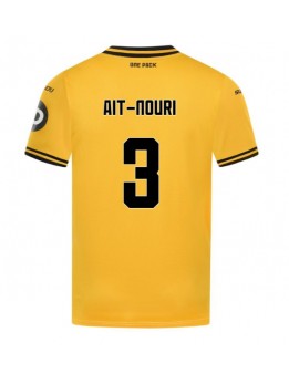 Wolves Rayan Ait-Nouri #3 Heimtrikot 2024-25 Kurzarm